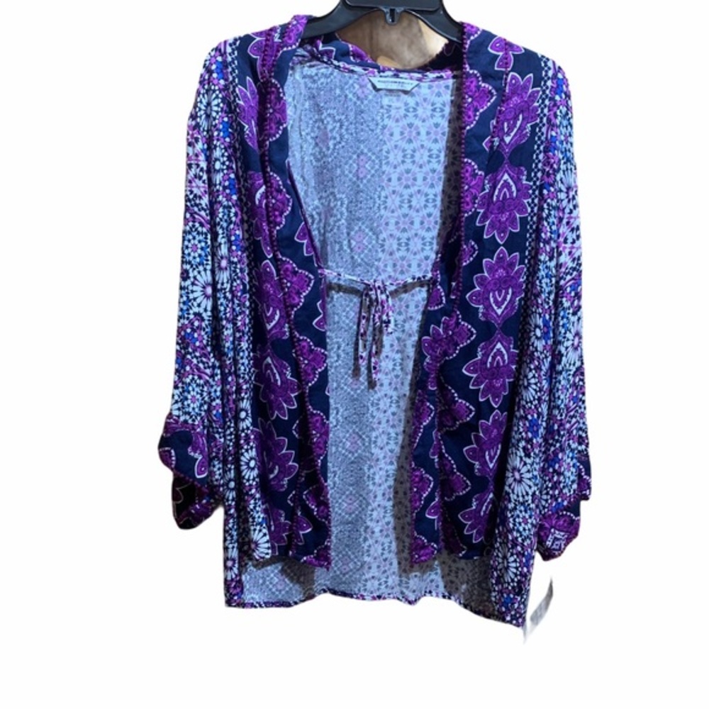 Allison Daley Petites swimsuit cover jacket